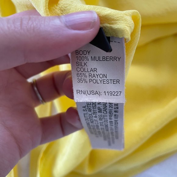 Massimo Dutti Mulberry Silk Top, M/32 - Picture 6 of 9